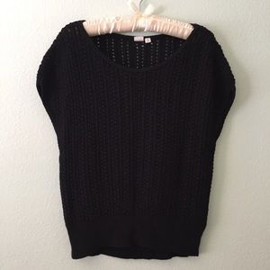 Gap black short sleeve Knit Top sweater